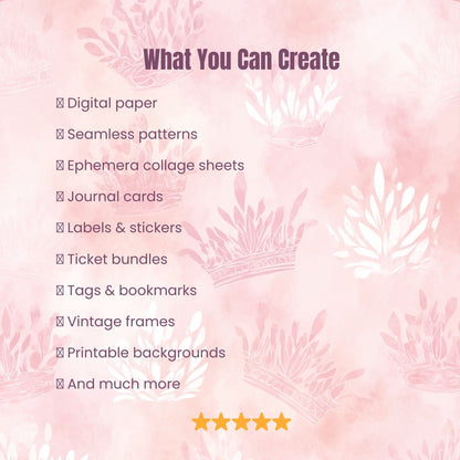 Digital Paper & Junk Journal Prompt Factory – Create Unlimited Designs Instantly