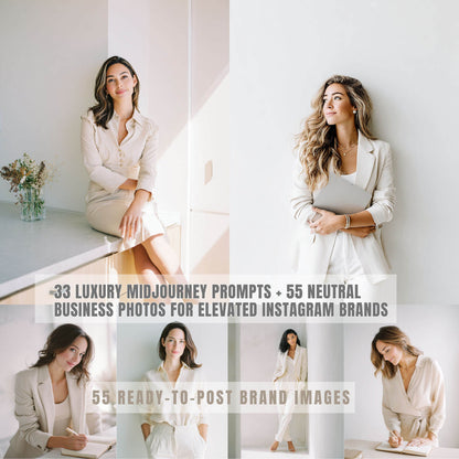 The Soft Authority Brand AI Prompt Collection with Photos