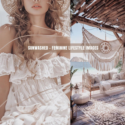 Soft Shore Content Library - 200 Images and 50 Reels