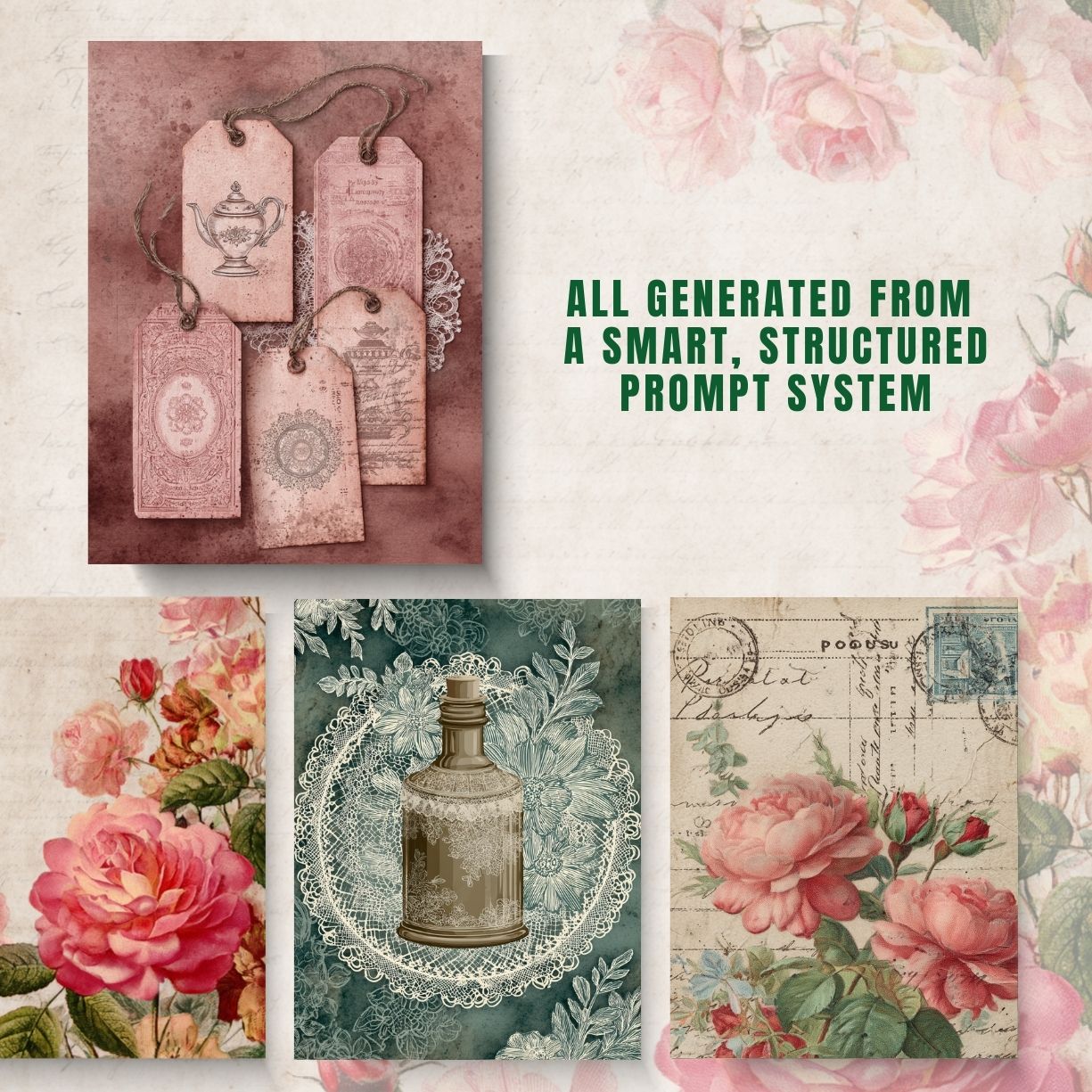 Digital Paper & Junk Journal Prompt Factory – Create Unlimited Designs Instantly