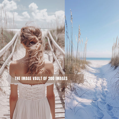 Soft Shore Content Library - 200 Images and 50 Reels