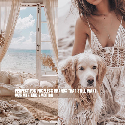 Soft Shore Content Library - 200 Images and 50 Reels